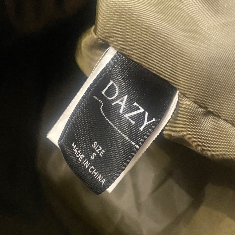 Olive Green Sherpa‎ Jacket - Picture 4 of 7
